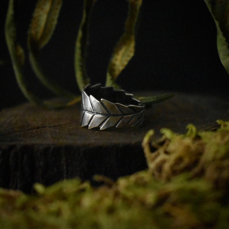 The Cannabis Wrap Ring lying down.
