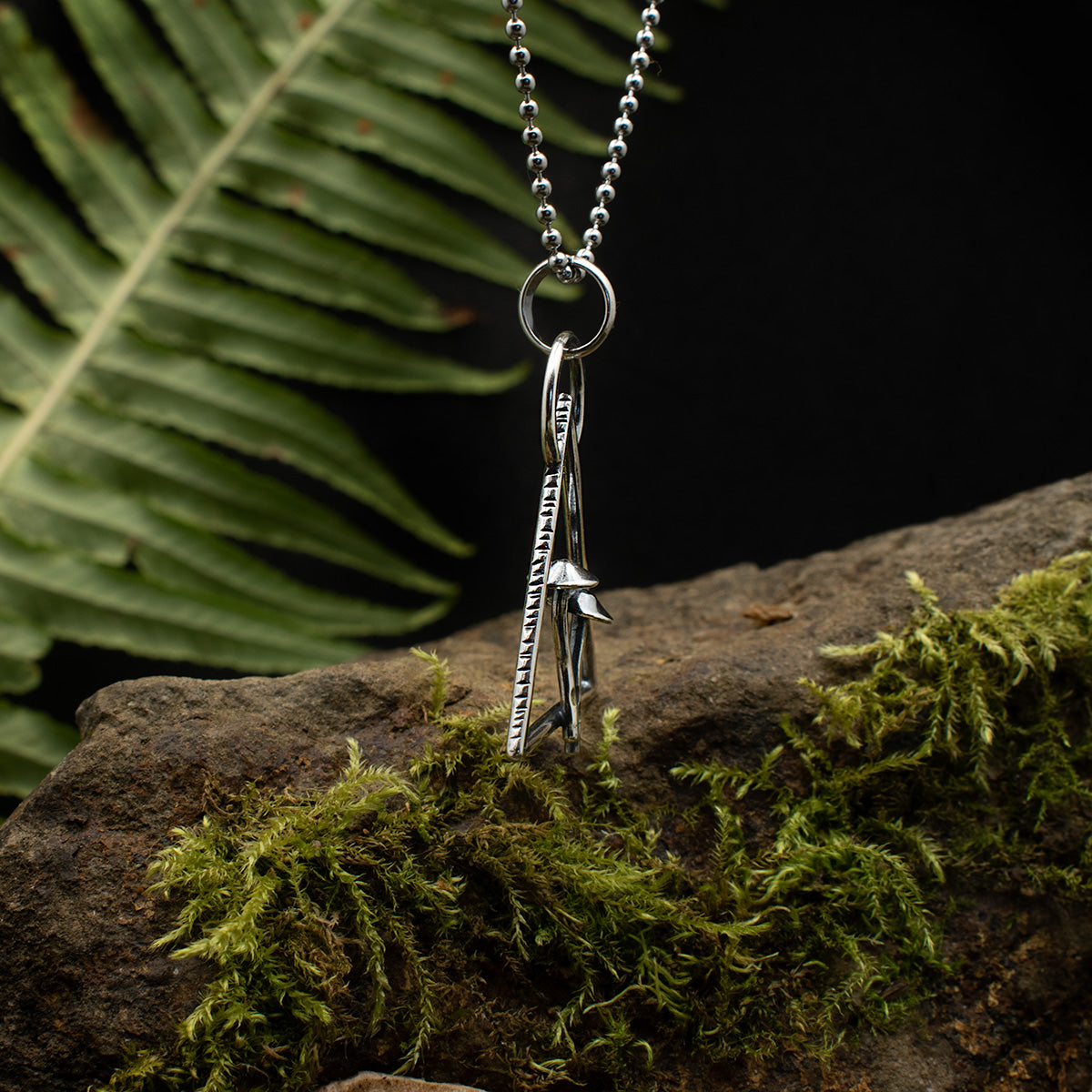 Mycena Duo Triangle Pendant