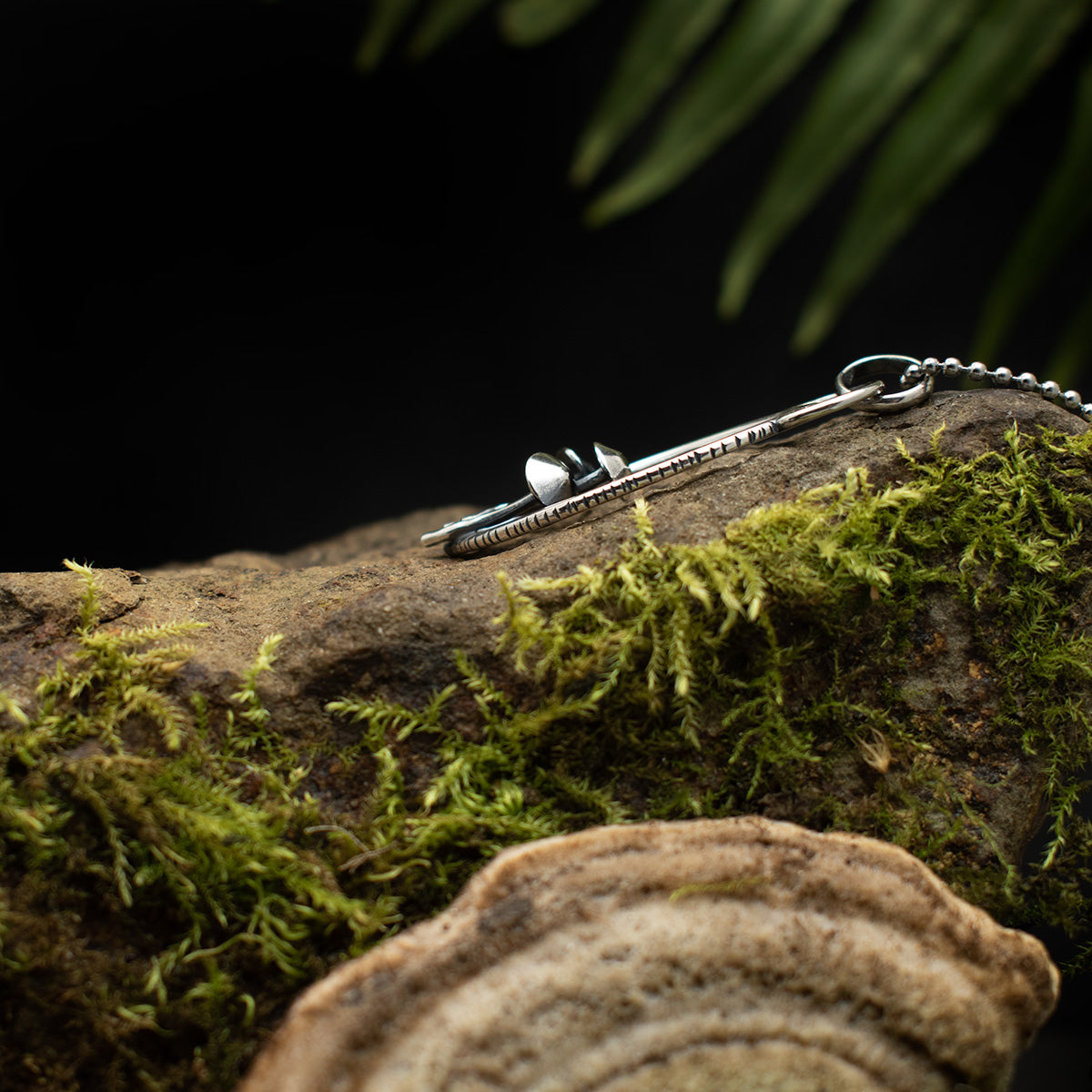 Mycena Trio Leaf Pendant