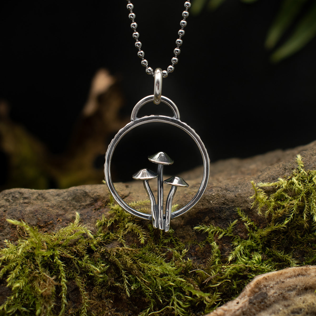 Mycena Trio Loop Pendant